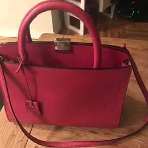 Kate Spade Pink Leather Handbag with Strap