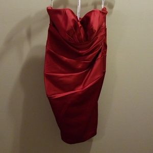 David's Bridal NWT Apple Strapless Dress