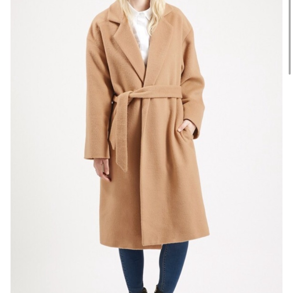 TopShop Camel Peacoat