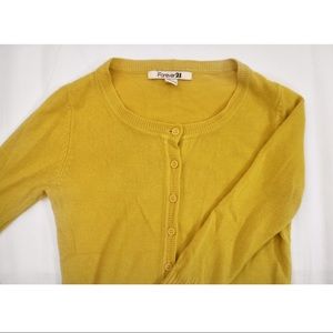 Yellow Cardigan Forever 21