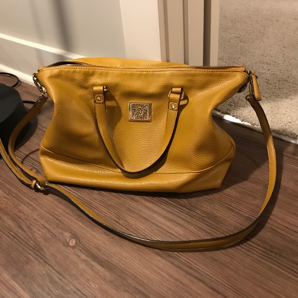 Anne Klein Handbags - Anne Klein Mustard Yellow Bag