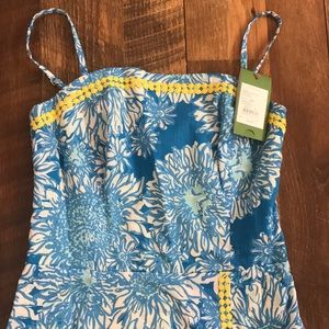 Lilly Pulitzer Jesse Romper Ariel Blue NWT