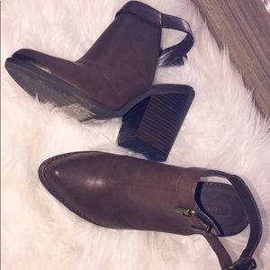 Dark Brown Ankle Booties!
