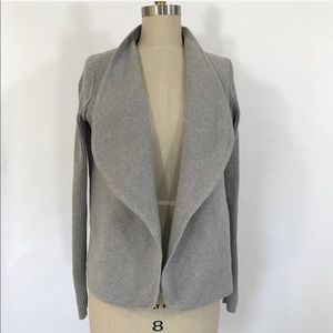 Banana Republic light gray cardigan size M