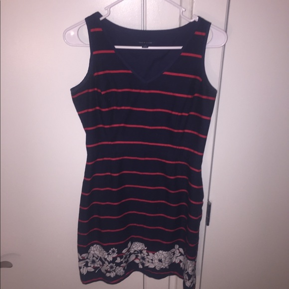 Tommy Hilfiger Striped & Floral Sheath Dress - Picture 2 of 3