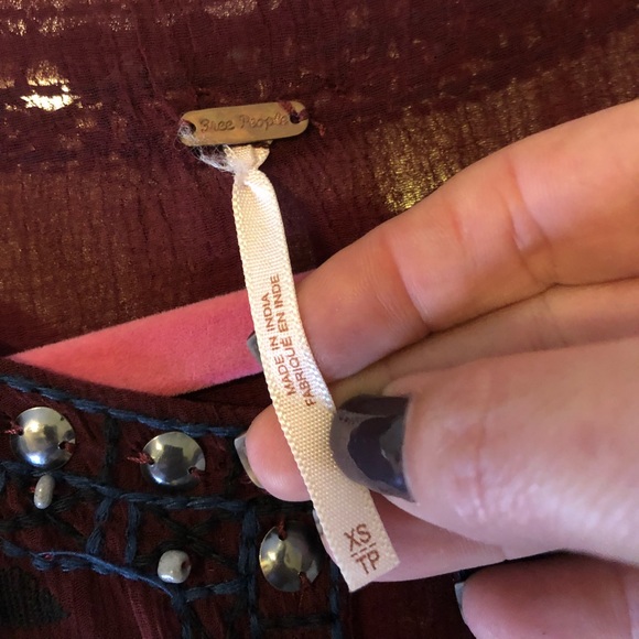 Free People embellished peasant tunic - Picture 3 of 4