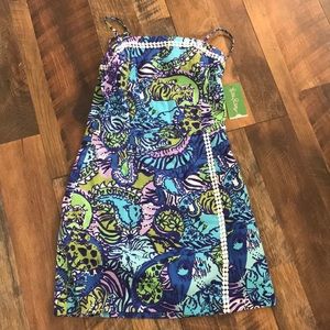 Lilly Pulitzer cat Jesse romper Cattitude NWT 0
