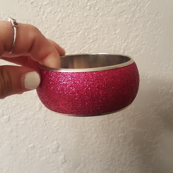 Pink glitter bangle - Picture 1 of 1
