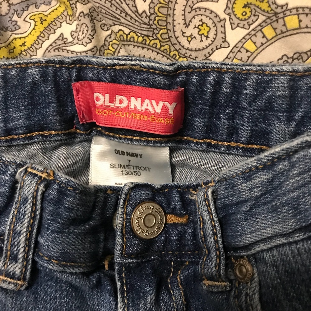Bootcut size 7 girls jeans
