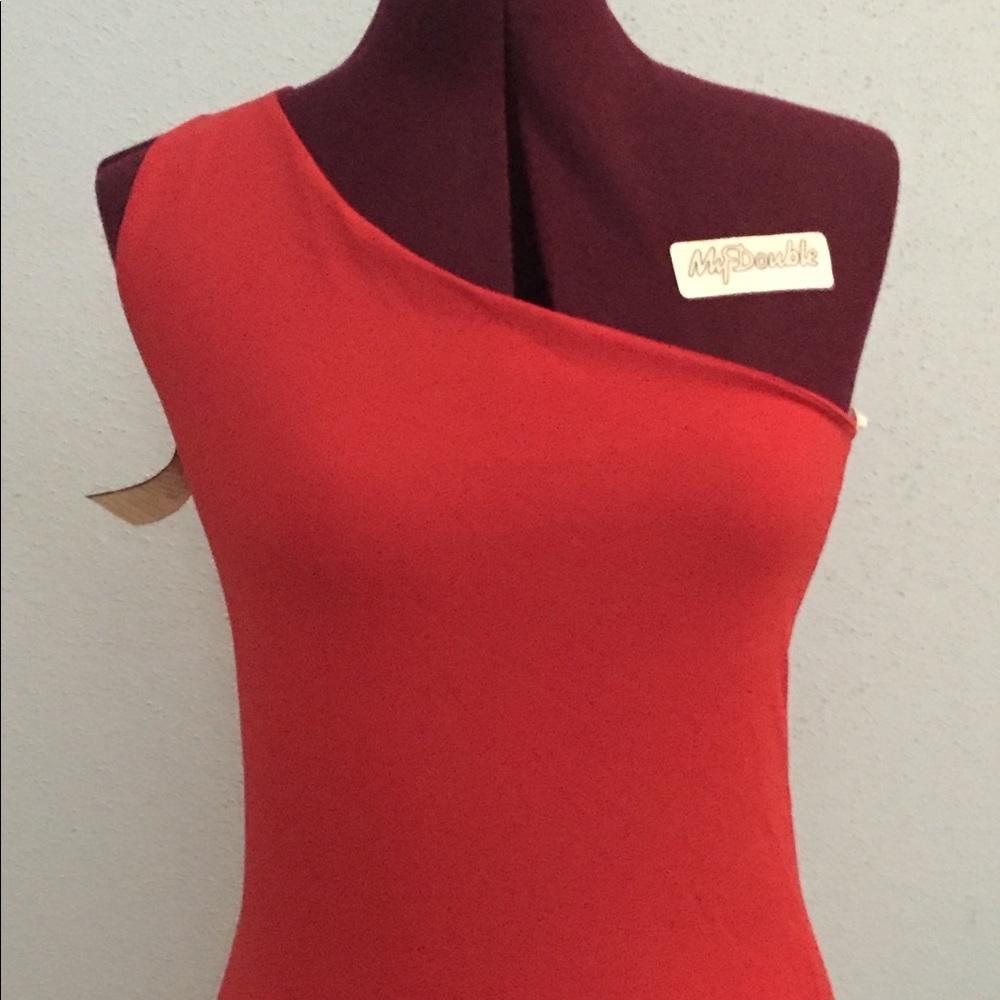 One shoulder knit top