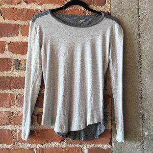 Long sleeve stitched tee