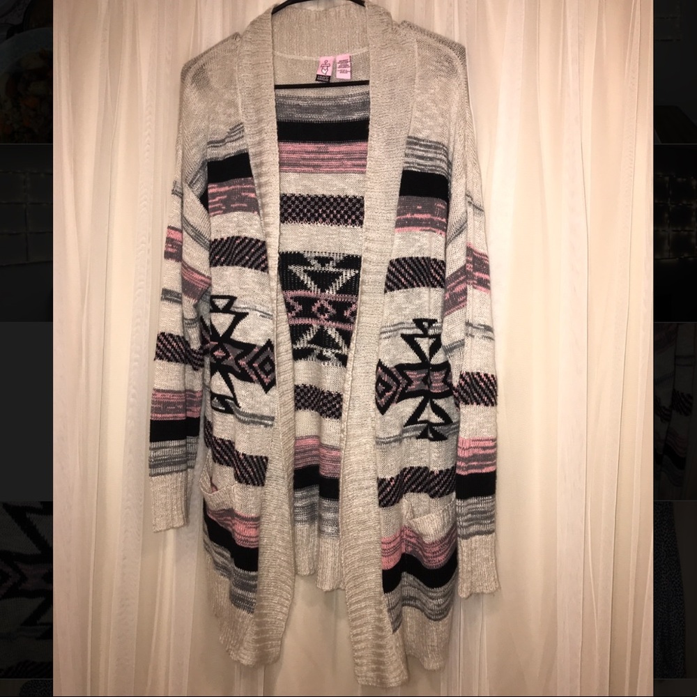 Aztec print Cardigan