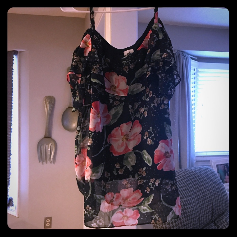 Cabi cold shoulder blouse