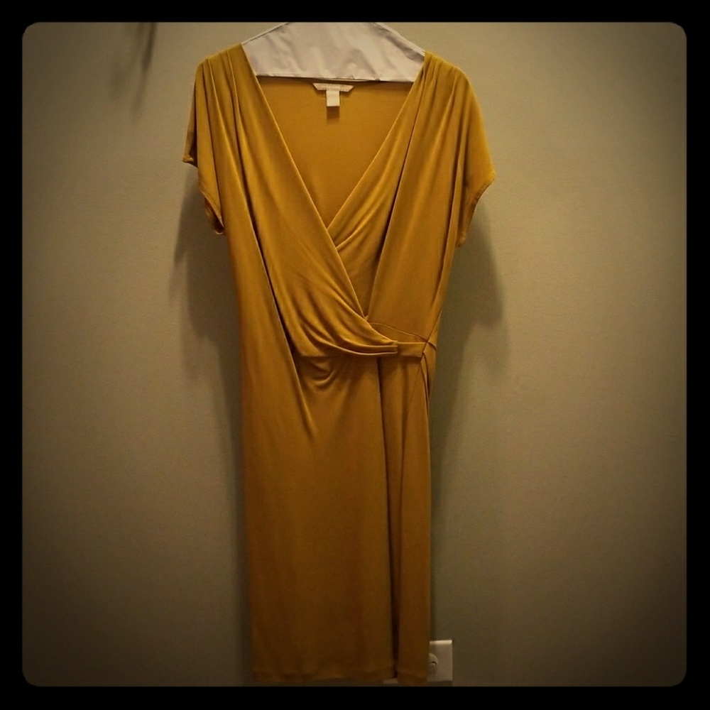 Banana Republic Mustard Dress
