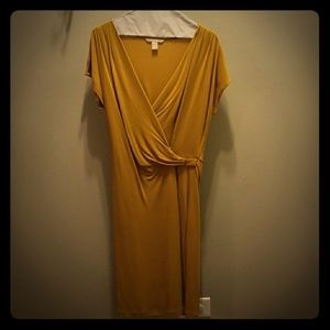 Banana Republic Mustard Dress