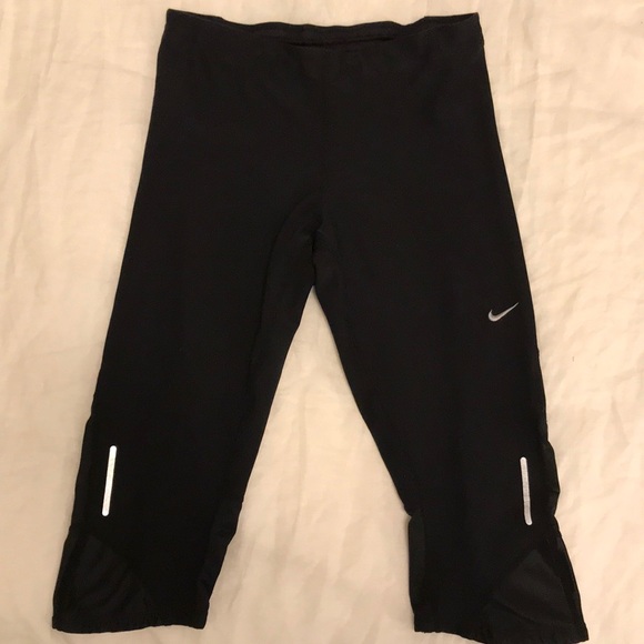 Nike Cropped Running & Training Tights/ Pants - Picture 1 of 5