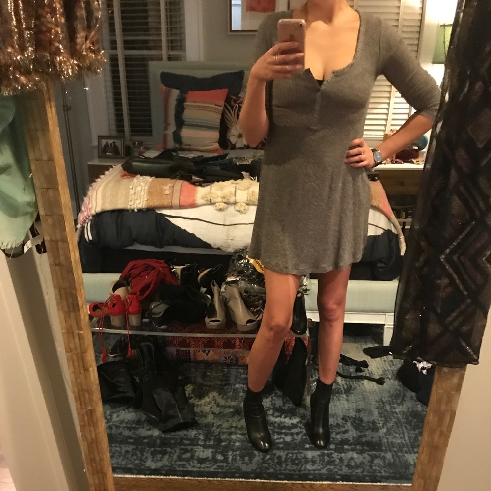 NWT long sleeve mini T-shirt dress