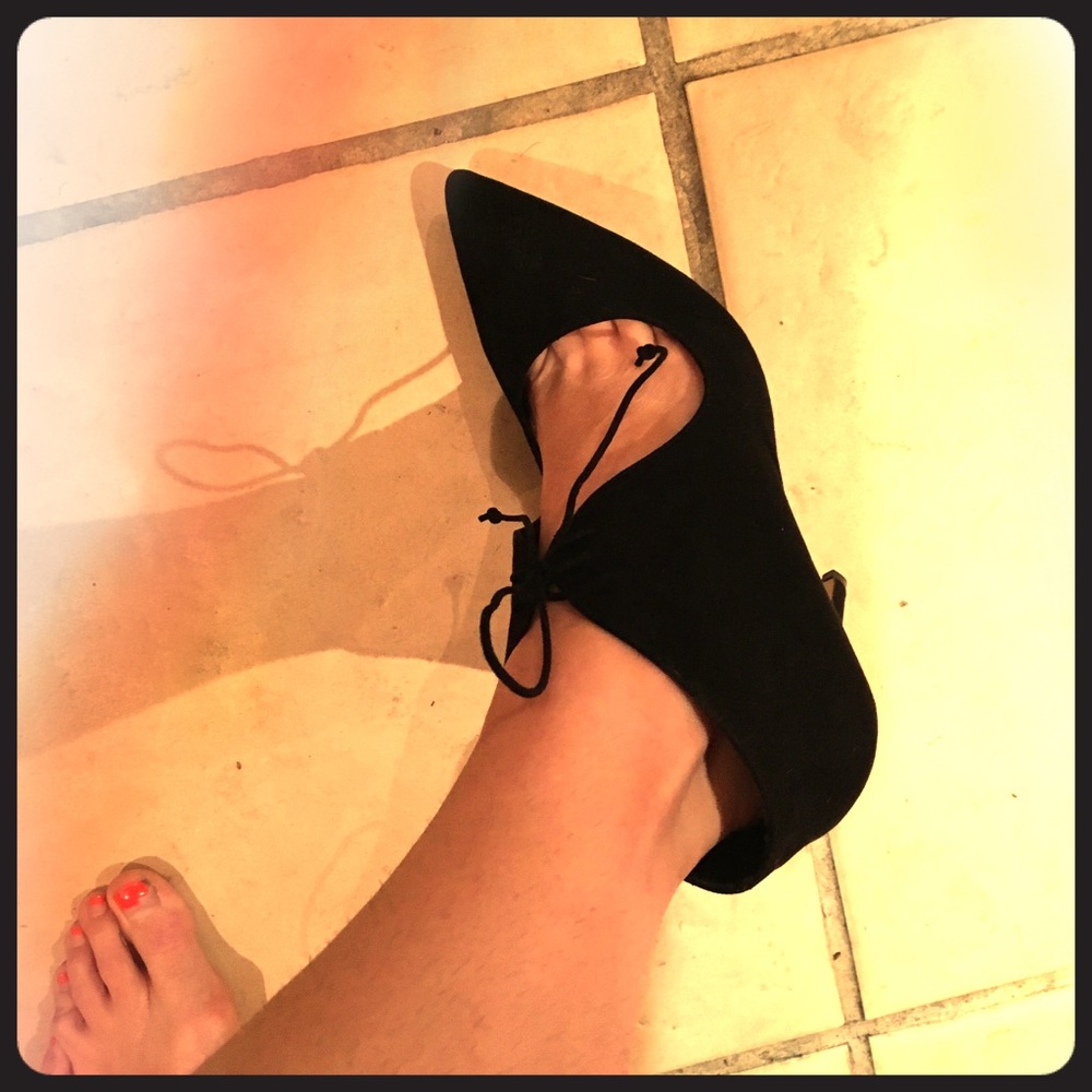aldo suede 4” heels