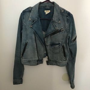 H&M Denim Moto Jacket