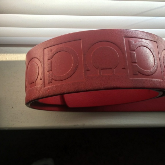 Ferragamo Men's Printed Belt Sz 32 Saks Exclusive - Picture 3 of 4