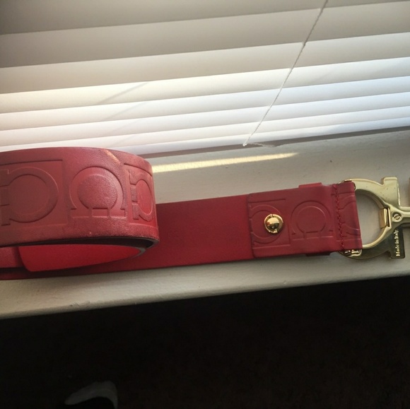 Ferragamo Men's Printed Belt Sz 32 Saks Exclusive - Picture 4 of 4