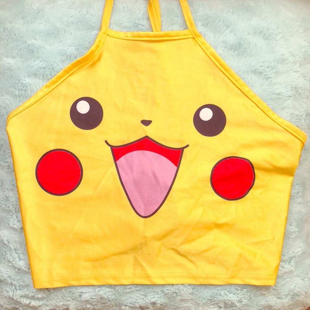Pikachu Halloween Crop Top
