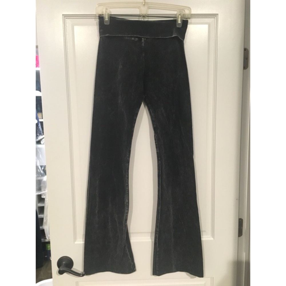 Rollover Wide Leg Yoga Pants