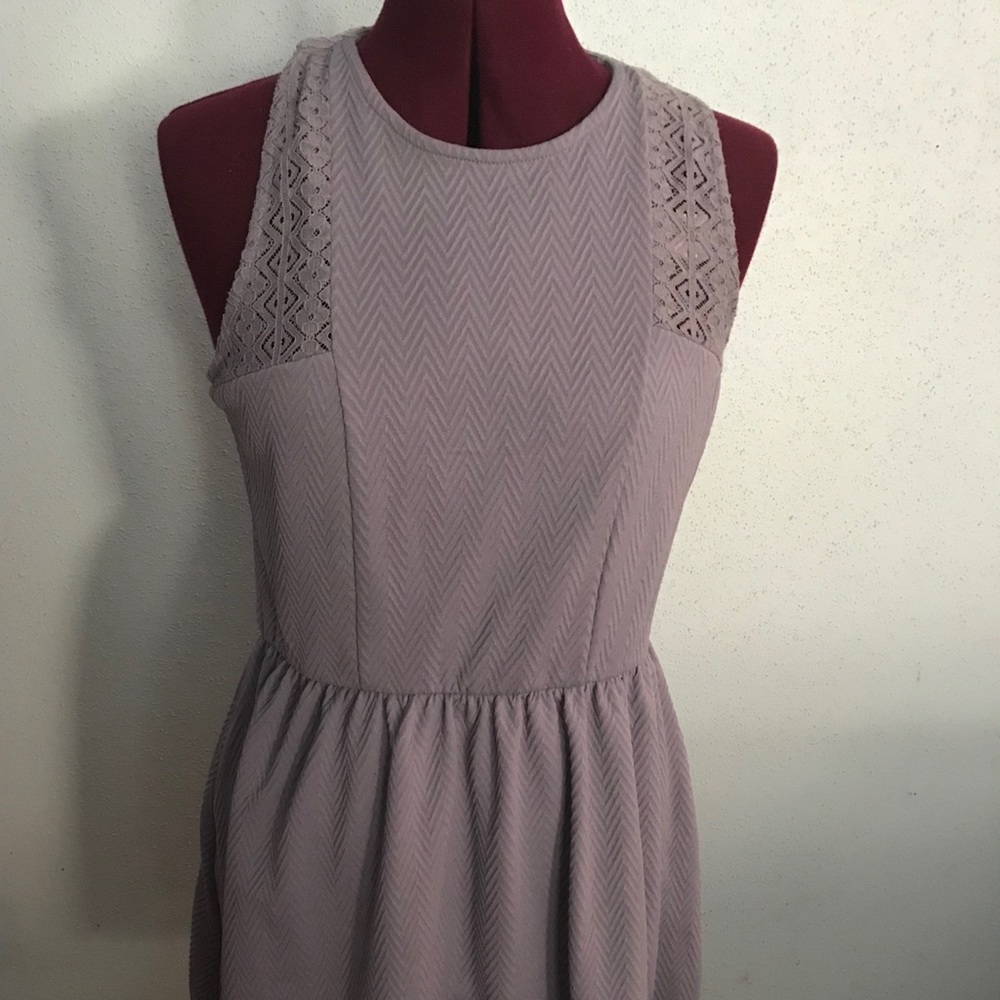 Lavender sleeveless dress