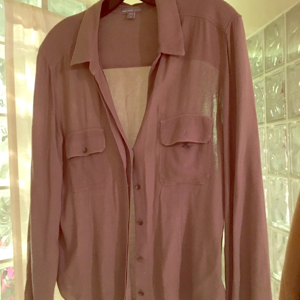 James Perse button down blouse