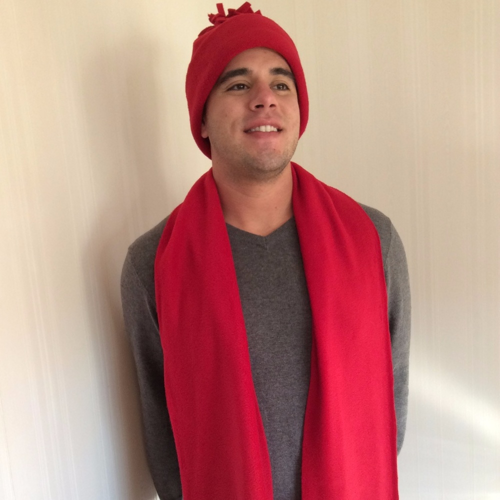 Fleece Hat and Scarf Set