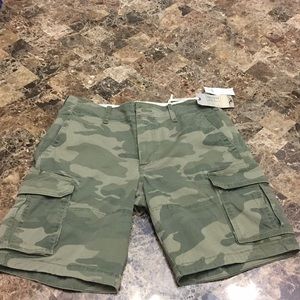 Hollister Camo Cargo Shorts