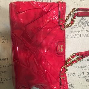 Coach Madison pleated handbag