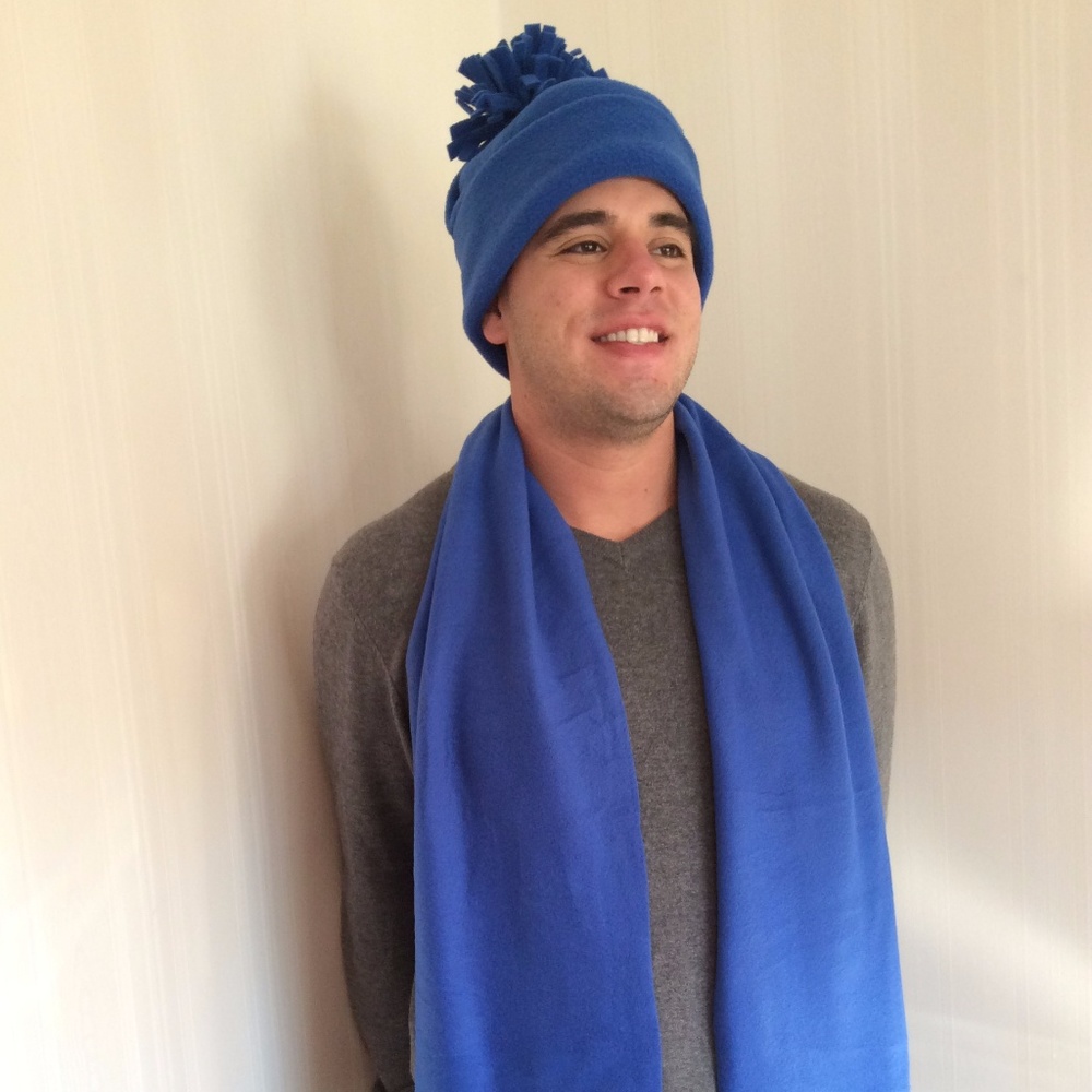 Fleece Hat and Scarf Set