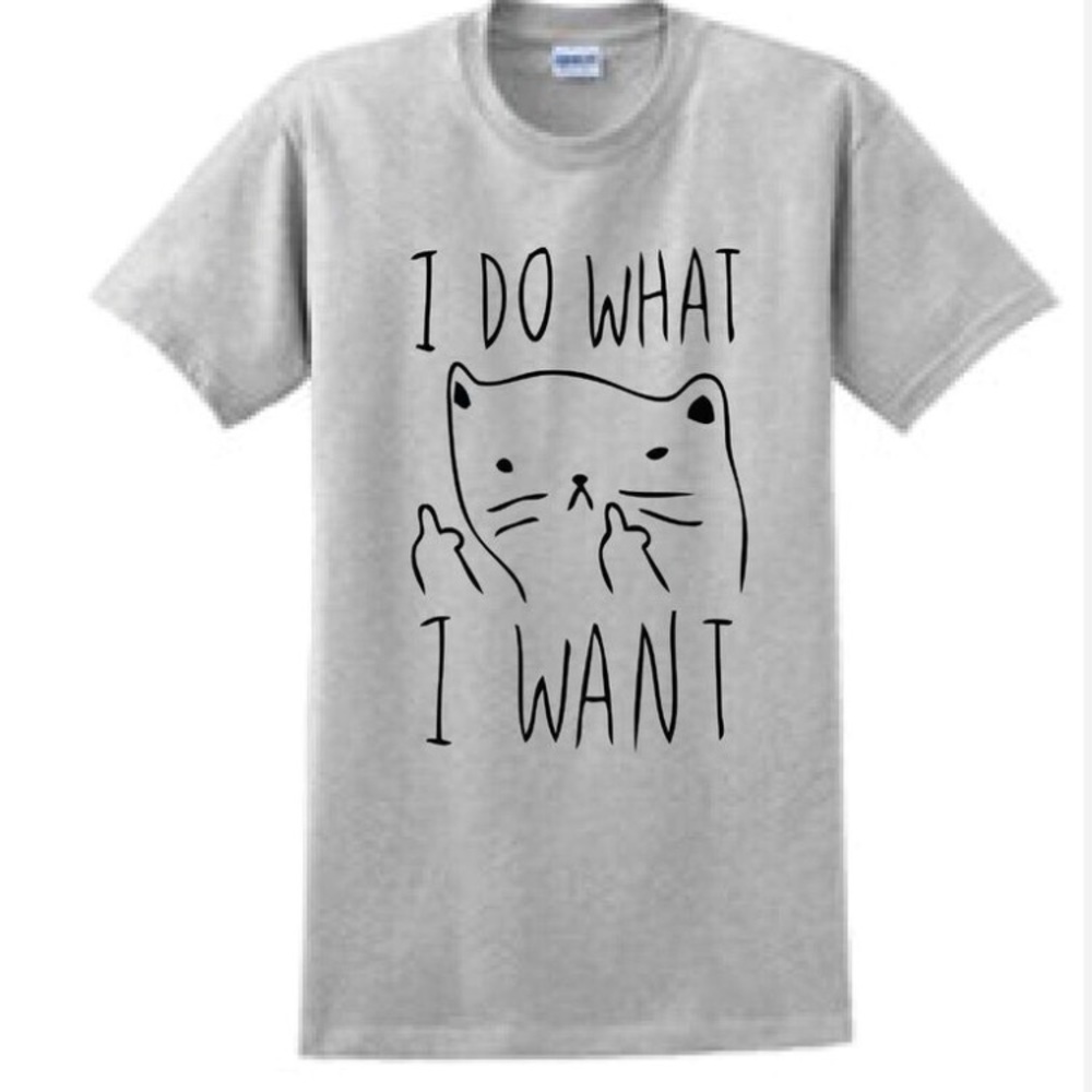 I do what I want cat t shirt