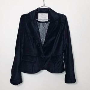 Anthropologie Cartonnier Velvet Blazer Jacket