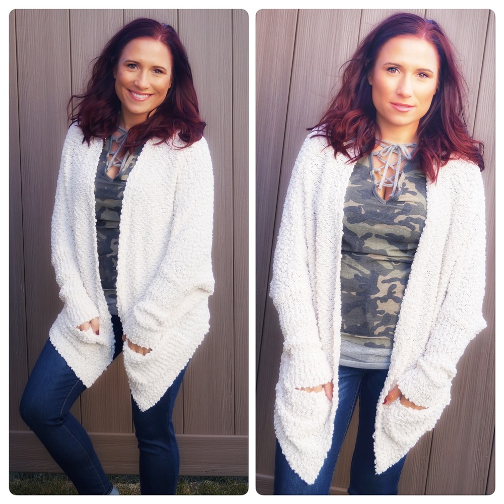 Popcorn cardigan