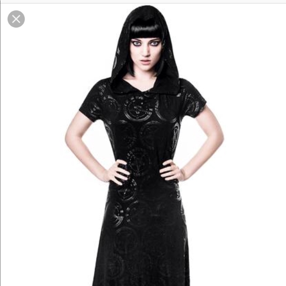 Killstar baphomet maxi dress - black witch dress