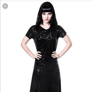 Killstar baphomet maxi dress - black witch dress