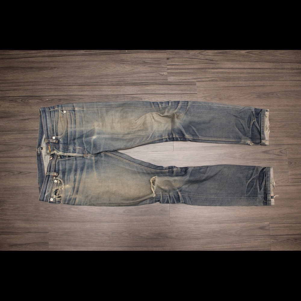 APC petite standard 27 selvaged denim