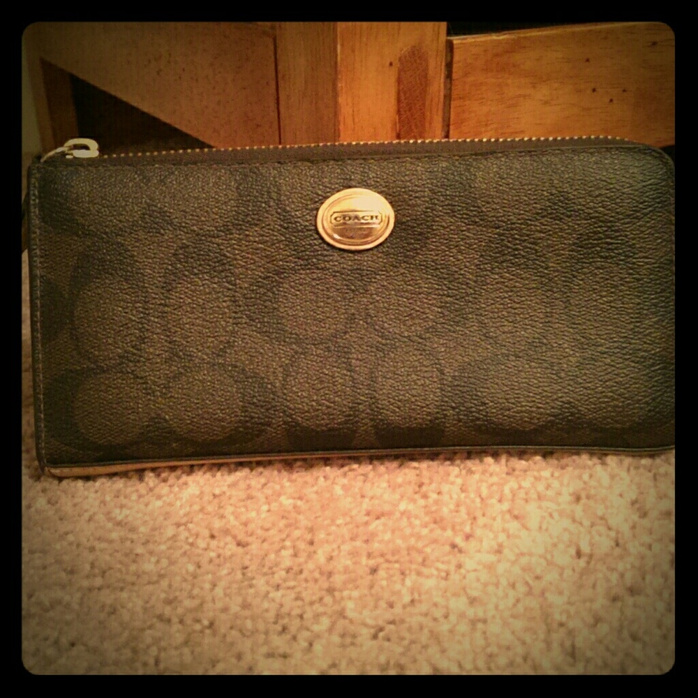 Coach leather wallet