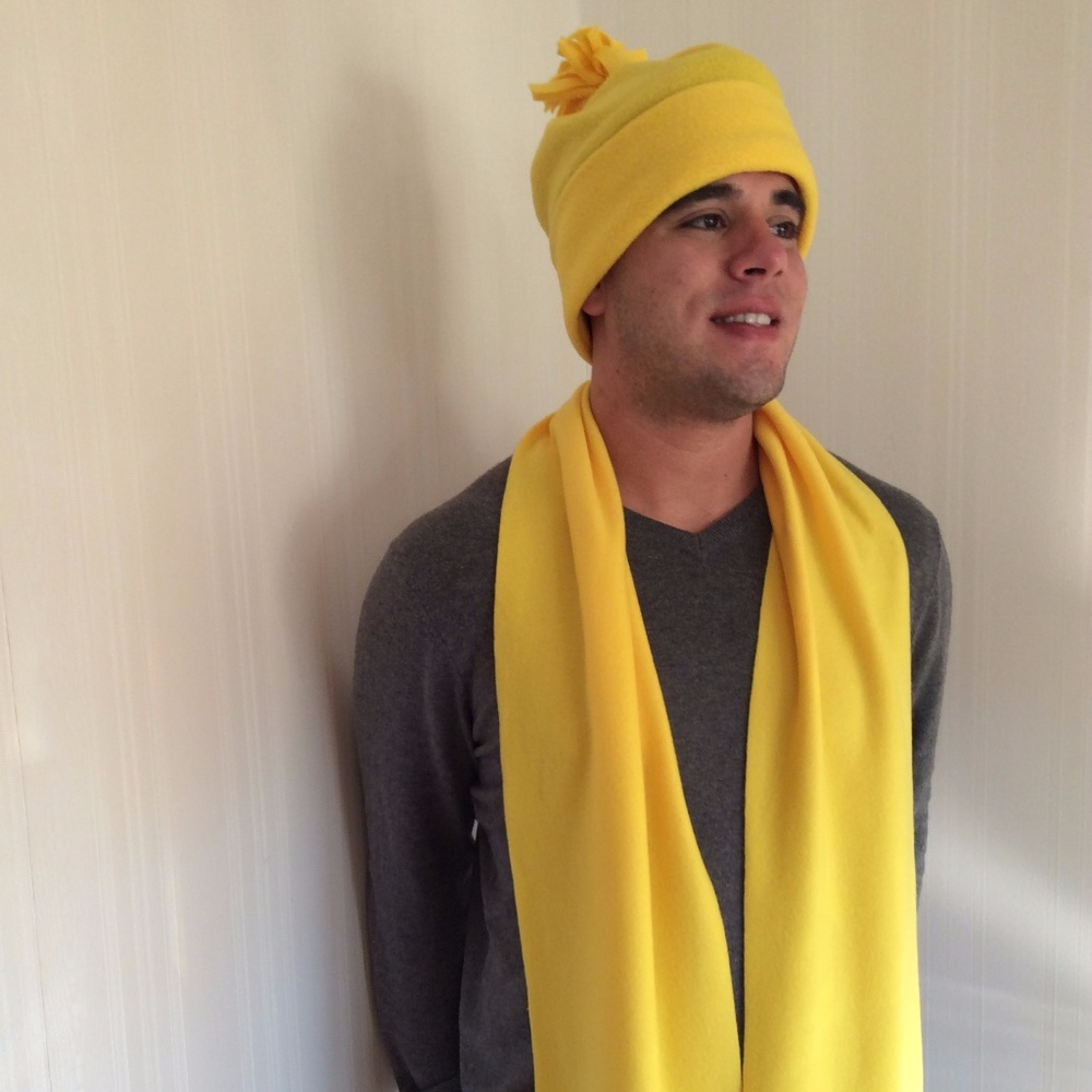 Fleece Hat and Scarf Set