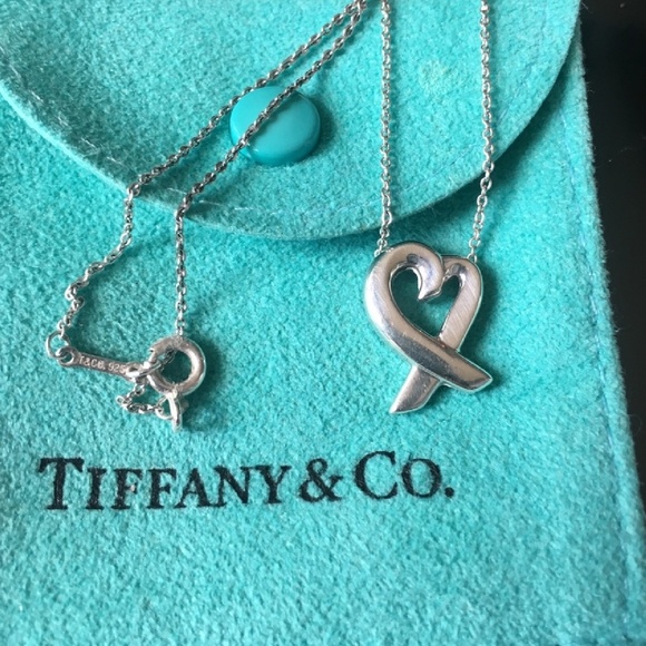 ⚠SOLD⚠️Tiffany & Co Paloma Picasso Heart Necklace - Picture 3 of 4