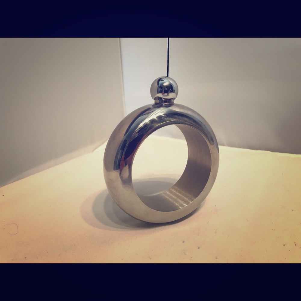 Silver Flask Bracelet
