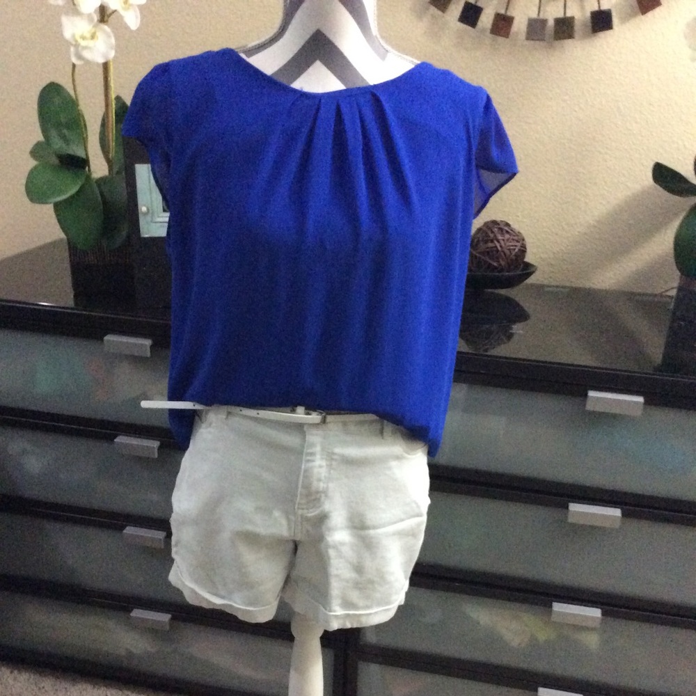 Royal blue top