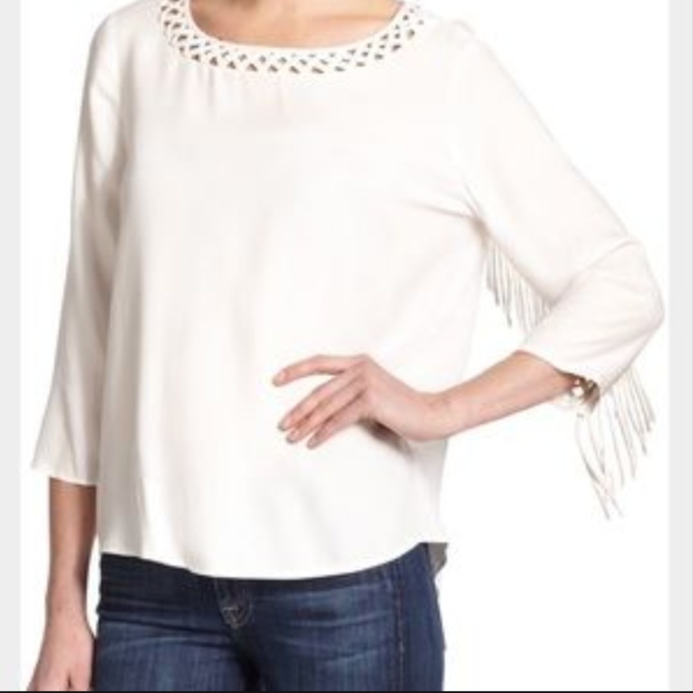 ELLA MOSS TOP WITH FRINGE