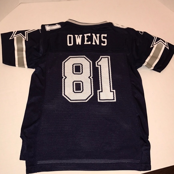 Dallas Cowboy NFL Owens 81 football jersey YOUTH M - Picture 2 of 6