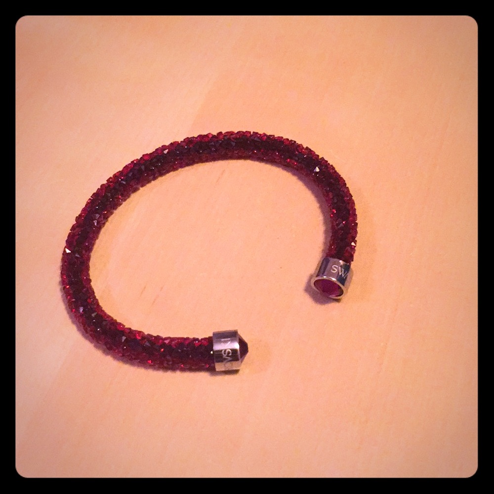 Red Swarovski Crystaldust Bracelet