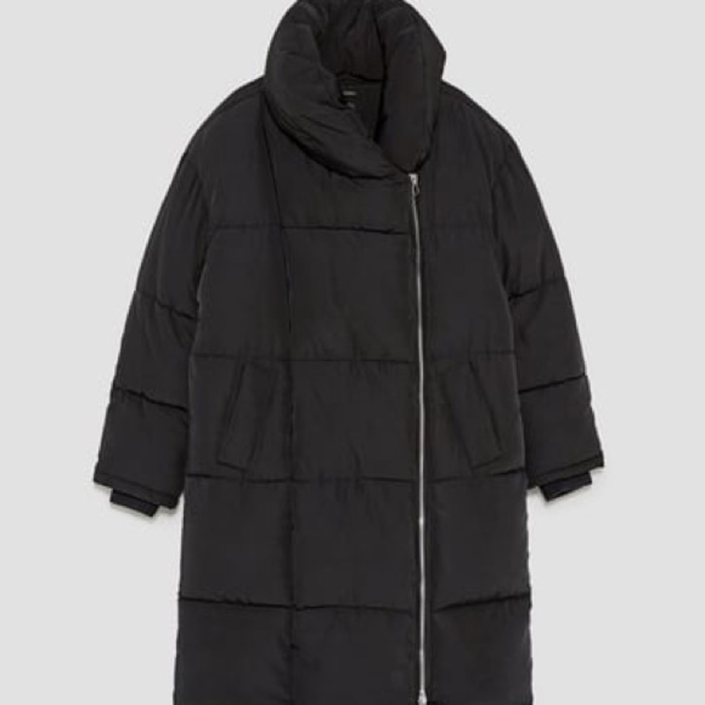 Zara Long Puffer Coat