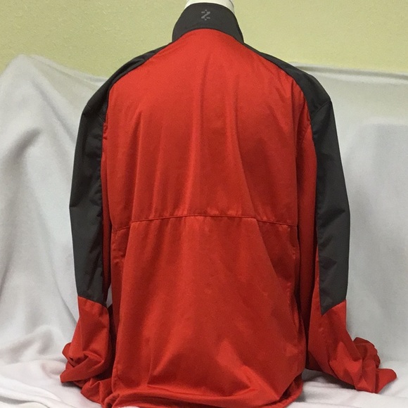 Izod Men’s Zip-up Golf Windbreaker Jacket Large - Picture 4 of 8