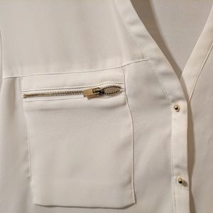 Gorgeous white and gold Blouse